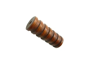 Madera dura acanalada de caoba ROMANA BELLOTA CIEGA - Tirador de cable de luz grande 6 cm x 2 cm - Imagen 1 de 7