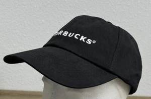 NEU Starbucks Kaffee Mitarbeiter Arbeitermütze Uniform schwarz Kappe Strapback Jobkappe - Bild 1 von 12