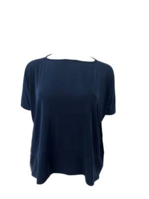 Top para mujer Richard Chai azul marino cuello redondo #5R12 0 nuevo con etiquetas Foto 1 de 2