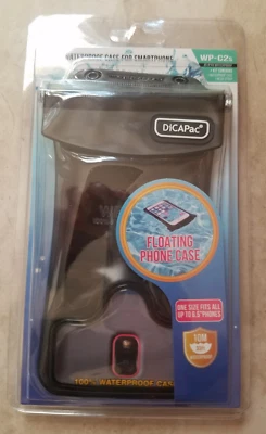 Dicapac WP-C2S Cell Phone Case for All Phones Up To 6.5", Black - Image 1 of 2