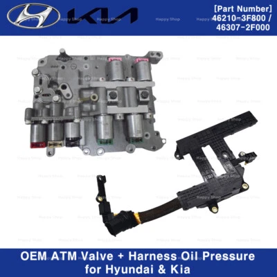 Conjunto de carrocería original OEM válvula ATM + arnés de interruptor de presión de aceite para Hyundai Kia Foto 1 de 3