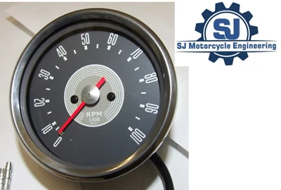 BSA A50 A65 GREY FACE TACHO  3:1 RATIO 1967-1970 RSM3003/06 - Image 1 of 2