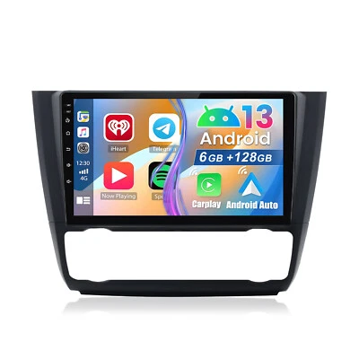 DAB+ Für BMW 1er E81 E82 E87 E88 2004-2011 Android 13 Autoradio Carplay 6+128GB - Bild 1 von 4