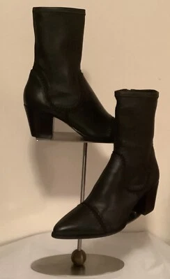 Alexandre BIRMAN Botines Mujer Nuevos Sin Caja Talla 42 Cuero Negro Foto 1 de 4
