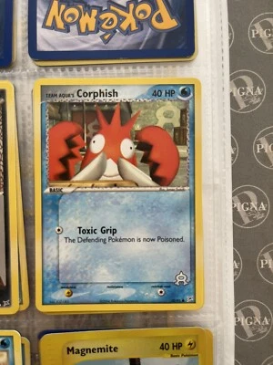 Team Aqua's Corphish Pokemon Card Magma vs Aqua 50/95 common non-holo - Image 1 of 2
