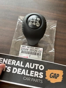 Toyota OEM 4Runner Hilux Prado 5 Speed Leather Gear Shift Knob For 3350420120-C0 - Picture 1 of 13