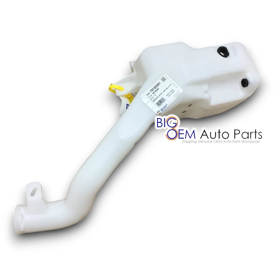 Tanque de fluido para lavadora de para-brisa Chevrolet Impala Buick lacrosse fabricante de equipamento original 19120261 - Imagem 1 de 4