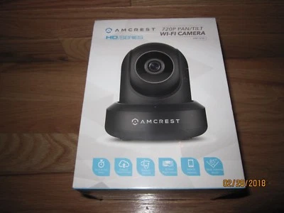 Amcrest 720P WiFi Video Monitoring Security Wireless IP Camera with Pan/Tilt NEW - Image 1 of 4