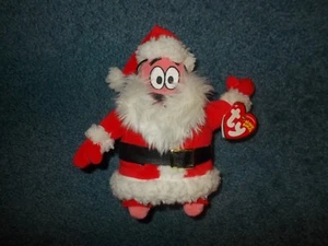 Vtg Patrick Claus Ty Beanie Baby 2004 SpongeBob Christmas Plush With Tag Retired - Picture 1 of 3