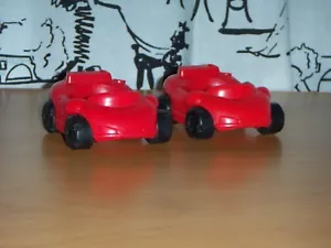 Lotto giocattoli Fisher Price Little People 1995 veicoli auto rosse - Foto 1 di 5