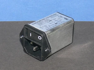 Schurter KFB4302.5004 Mains Suppression Filter - IEC Recessed Plug with Switch - Picture 1 of 4
