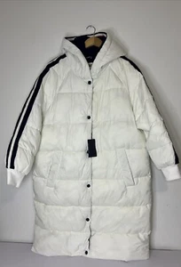 Abrigo Tommy Hilfiger Sport Puffer blanco para hombre talla L - Imagen 1 de 24