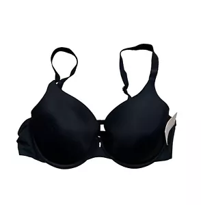 Women's Lightly Lined Semi-Demi Bra - Auden Black 38B - Picture 1 of 3