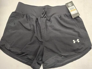 Under Armour Womens Woven Training Shorts BLACK 1351232 001 BLACK $30 MEDIUM - Picture 1 of 2