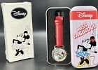 Disney Minnie Mouse Miss Fabulous Quartz Red Watch In Tin Needs Battery 2008
