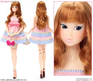 Momoko muñeca DOLLY DOT Sekiguchi 2012 color pastel vestido superior desnudo sin usar - Imagen 1 de 6