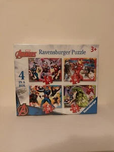 Ravensburger Marvel Avengers 4 In A Box Jigsaw Puzzles Brand New 069422 - Picture 1 of 5