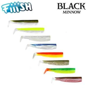 FIIISH BLACK MINNOW BODY 200 KÜNSTLICH N 6 ANGELN SILIKON BODY CODE KÖDER - Bild 1 von 7