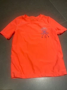 Gap Kids Surf Neon Orange Swim T Shirt Size XS 4-5T Quick Drying - Picture 1 of 3
