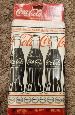 Vintage 1996 Coke Coca-Cola Brand Wall Covering Decorative Border 8.5” x 5 Yards - Image 1 of 4