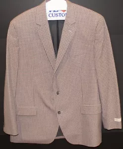 Michael Kors Mens Brown Plaid Blazer Sports Coat Jacket NEW $299 Size 40 R - Picture 1 of 6