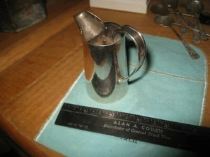 Midcentury Taxco Sterling 3 1/2" Milchkrug signiert William Spratling 2,2 Unzen - Bild 1 von 11