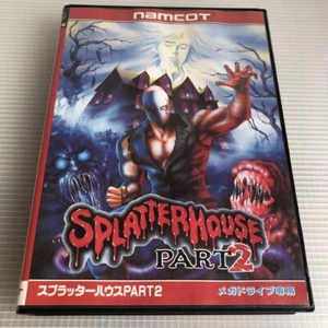 USED Splatter House Part 2 Mega Drive Cartridge Sega Genesis JAPANESE retro game - Picture 1 of 12