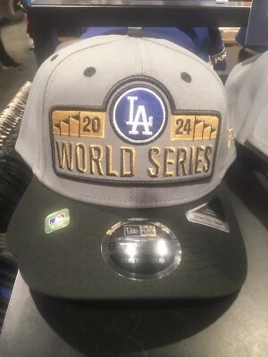 SE ENVÍA AHORA 2024 Gorra Gorra Gorra Campeones de la Liga Nacional de los Dodgers de Los Ángeles SERIE MUNDIAL Foto 1 de 3