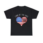 Memorial Day Shirt Land Of The Free Graphic Tee Shirt, S-5XL