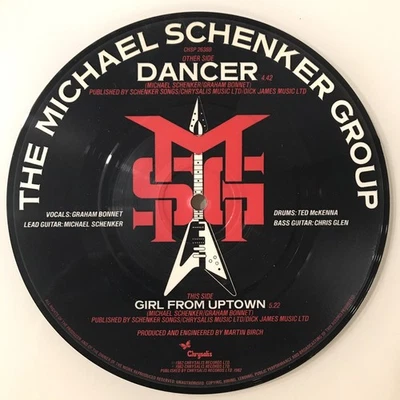 MSG 1982 Dancer Chrysalis 🇺🇸UK  7” 45rpm Picture Disc Single CHSP 2636 - Image 1 of 4
