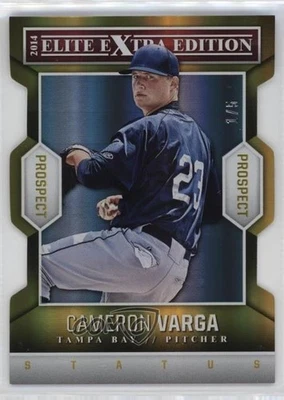 2014 Panini Elite Extra Edition Prospects Status Gold Die-Cut /5 Cameron Varga - Image 1 of 2