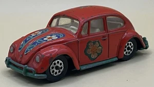 Corgi Toys 383 VW Beetle 1200 Saloon - Flower Power - Whizzwheels  - Picture 1 of 3