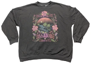 Billabong KISSED BY THE SUN Lost Coast Canyon Women Oversized Large? Sweatshirt - Picture 1 of 13