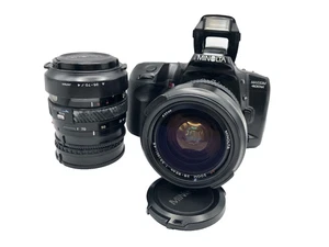 MINOLTA 400si 500si 35mm Film Camera 35-70mm F/4 & 28-85mm F/3.5-4.5 lens set - Picture 1 of 21