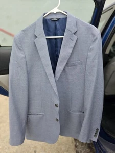 J M Haggar Men's Tailored Fit Suit Jacket Sz 42 Large ( excelent condition ) - Picture 1 of 8