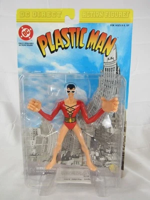 Figura sellada DC Direct 1999 Plastic Man 7" sin usar, en caja C582 Foto 1 de 2