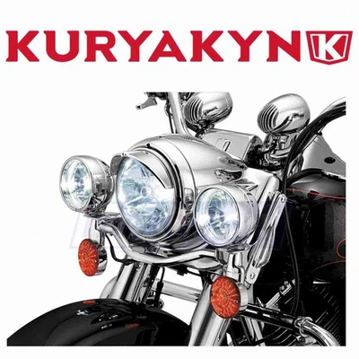 Kuryakyn Headlight Visor for 1994-2011 Harley Davidson FLSTF Fat Boy - xc - Image 1 of 4