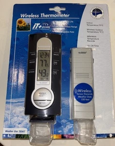 Wireless Weather One 7034IT Indoor Outdoor Thermometer NEW SEALED NOS - Picture 1 of 4