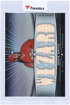 Tarjeta Ozzie Smith Cardinals 2011 Topps Triple Threads Relics #TTFR-4 #1/1 Foto 1 de 3
