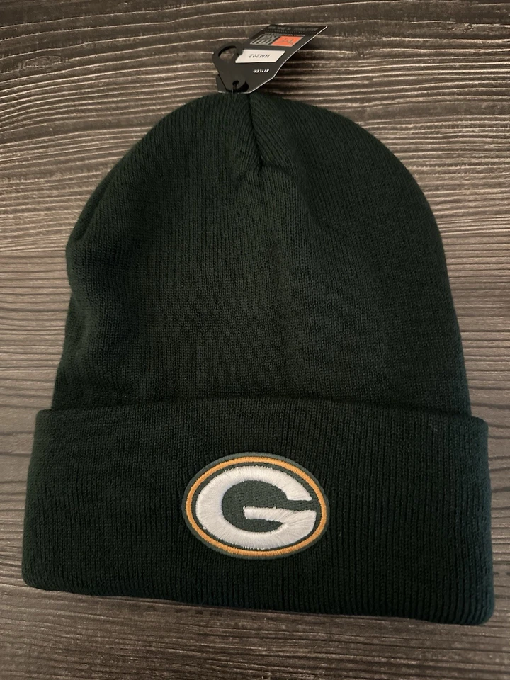 NUEVO Green Bay Packers Invierno Acogedor Forrado de Piel Gorro Gorra Acogedor Cálido Headware Foto 1 de 3