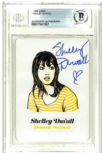 SHELLEY DUVALL Signed Cinephile Game Trading Card Beckett BAS Slabbed - Picture 1 of 3
