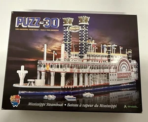 Wrebbit Puzz 3D Puzzle Mississippi Steamboat Boat 718 Pieces Complete!  *MINT* - Picture 1 of 2