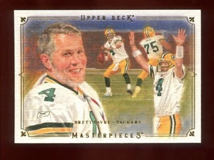 2008 Upper Deck Masterpieces #8 Brett Favre 🏈 HOF - Bild 1 von 3