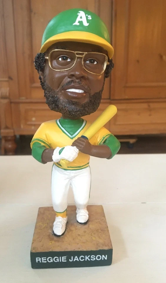 2004 Oakland A's Reggie Jackson Bobblehead edição limitada - Imagem 1 de 1
