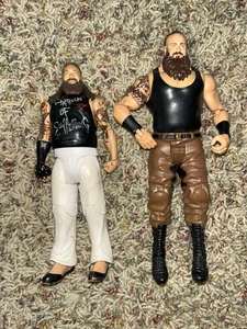 WWE lose Figuren Braun Strowman Bray Wyatt Family 2 Stück - Bild 1 von 2