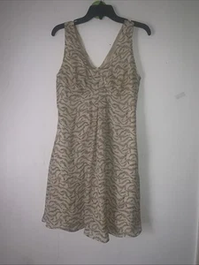 Vestido Marcy by Marc Jacob’s Talla 8 Sin Mangas Verano Cuello en V 100% Seda Poli Forrado - Imagen 1 de 7
