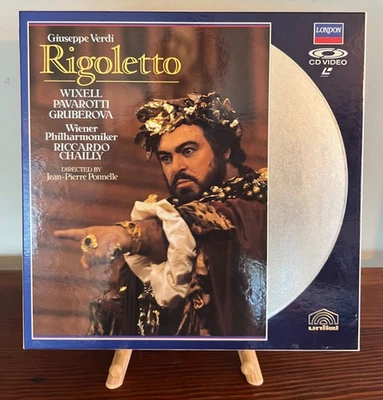 Verdi: Rigoletto Wixell Pavarotti Gruberova 1988 Laser Disc, NM - Image 1 of 4
