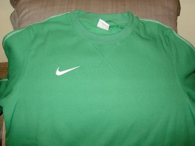 NIKE FJ9547-315 Pullover Verde Manzana Crew Polar L/S Grueso Top Para Hombre Mediano Foto 1 de 4