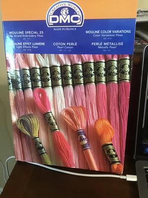Thread chart Cards-DMC Creative World Embroidery Floss Color Card  (2 items) - Image 1 of 2
