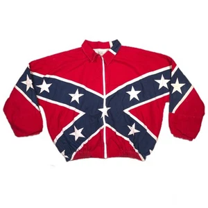 Limited Edition, American Clothing Company Red White and Blue Flag Jacket Sz XL - Picture 1 of 11